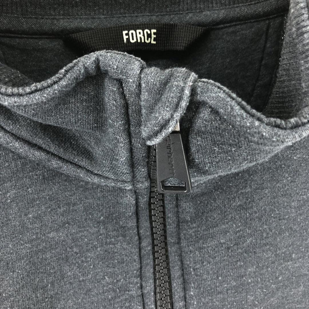 Carhartt Relaxed Fit Half-Zip Sweatshirt, Men's Size L cotton black type Vintage Second Hand