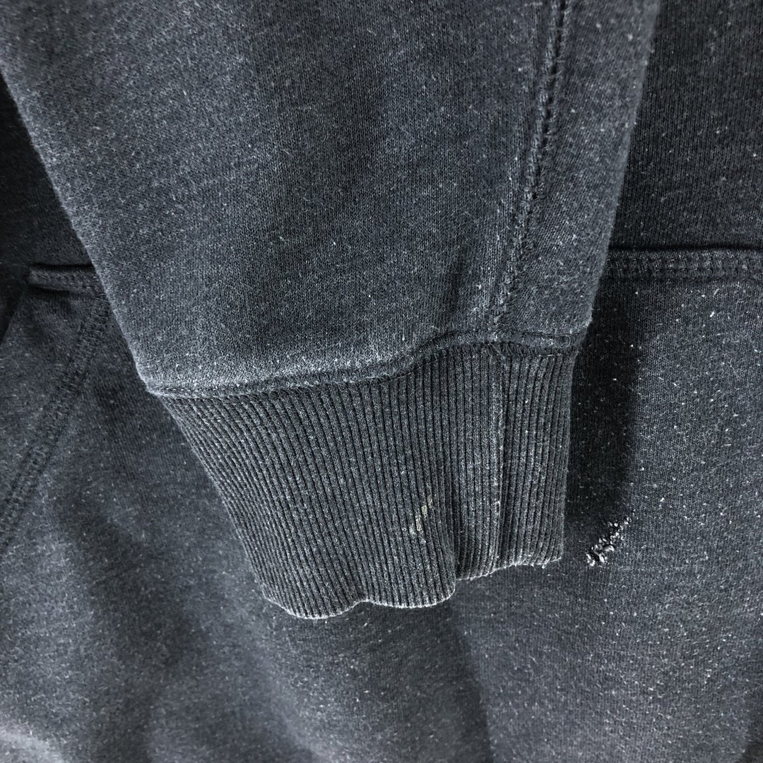 Carhartt Relaxed Fit Half-Zip Sweatshirt, Men's Size L cotton black type Vintage Second Hand