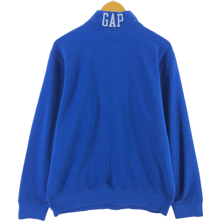2000'S GAP Half-Zip Sweatshirt, Men's Size L cotton blue type Vintage Second Hand