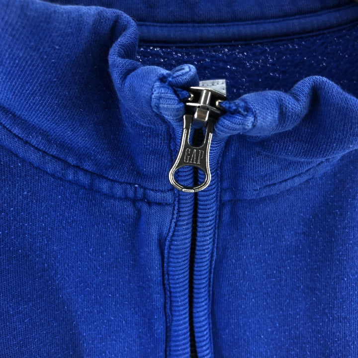 2000'S GAP Half-Zip Sweatshirt, Men's Size L cotton blue type Vintage Second Hand