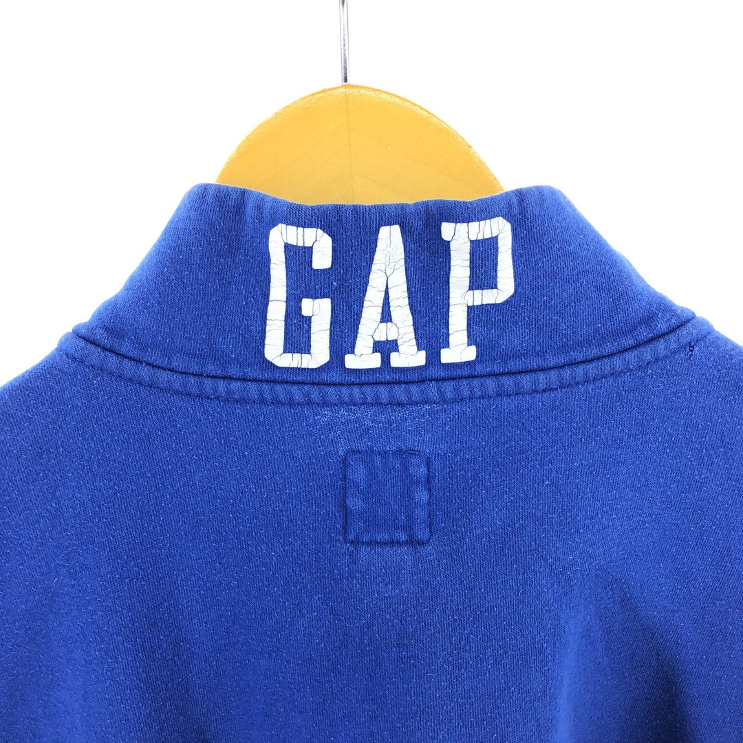 2000'S GAP Half-Zip Sweatshirt, Men's Size L cotton blue type Vintage Second Hand
