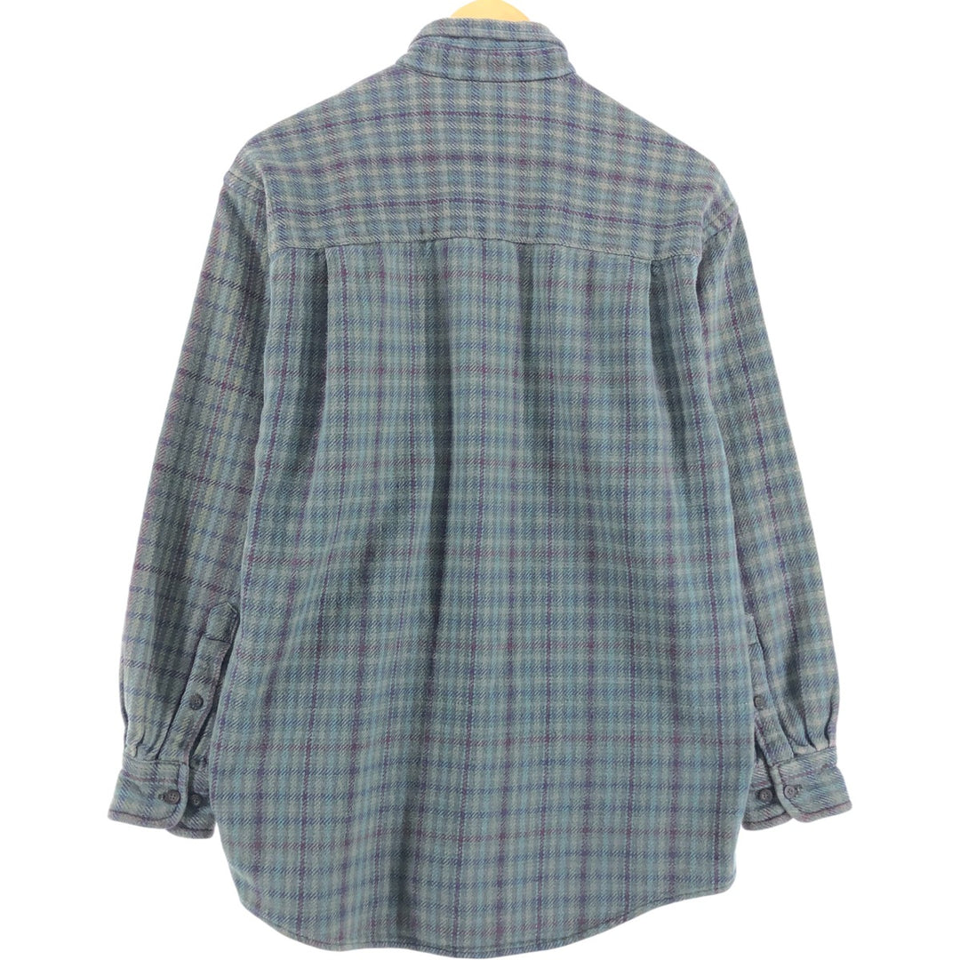 Eddie Bauer Long Sleeve Button Down Heavy Flannel Check Shirt Men's S / eaa514592
