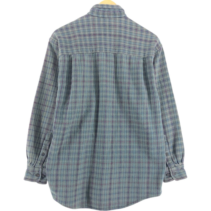 Eddie Bauer Long Sleeve Button Down Heavy Flannel Check Shirt Men's S / eaa514592