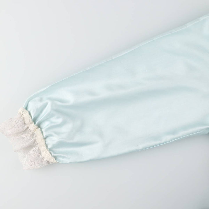 Christian Dior LINGERIE Ruffle Lace Maxi Length Long Sleeve Long Dress Nightgown Women's S Size /eaa514624