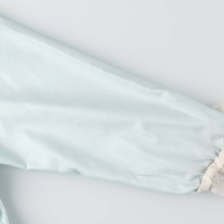 Christian Dior LINGERIE Ruffle Lace Maxi Length Long Sleeve Long Dress Nightgown Women's S Size /eaa514624