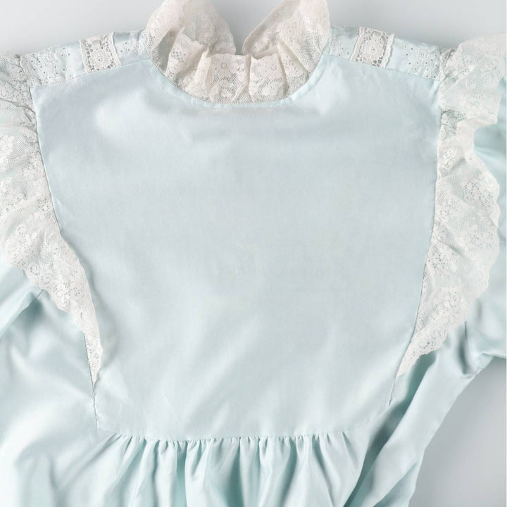 Christian Dior LINGERIE Ruffle Lace Maxi Length Long Sleeve Long Dress Nightgown Women's S Size /eaa514624