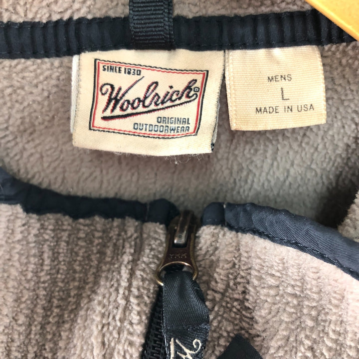 90s~00'S WOOLRICH Polartec half-zip fleece pullover jacket made in USA, men's size L / eaa514701
