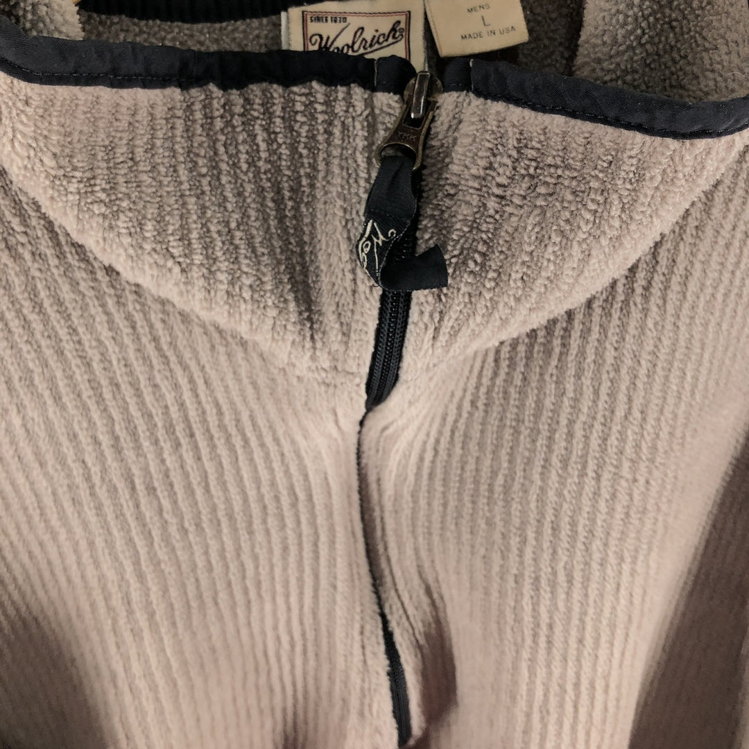 90s~00'S WOOLRICH Polartec half-zip fleece pullover jacket made in USA, men's size L / eaa514701