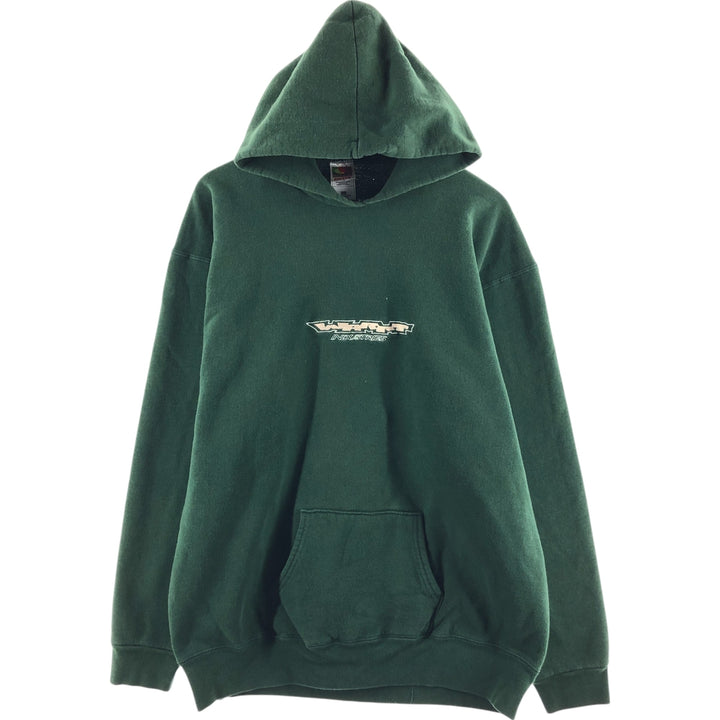 Fruit of the Loom Men's XXL Pullover Hoodie cotton green type Vintage Second Hand