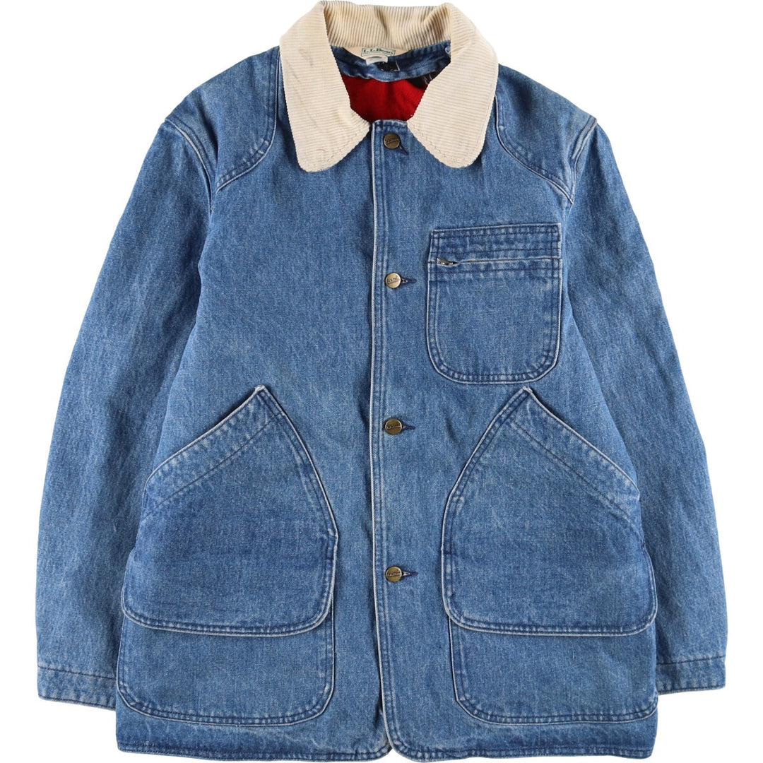 70s~80'S LLBean Denim Hunting Jacket with Liner Made in USA Men's M Size Vintage /eaa514737