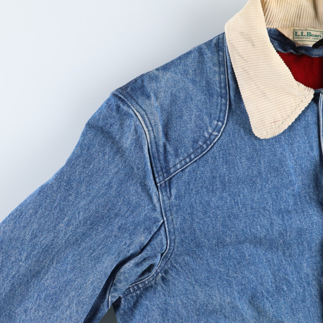 70s~80'S LLBean Denim Hunting Jacket with Liner Made in USA Men's M Size Vintage /eaa514737