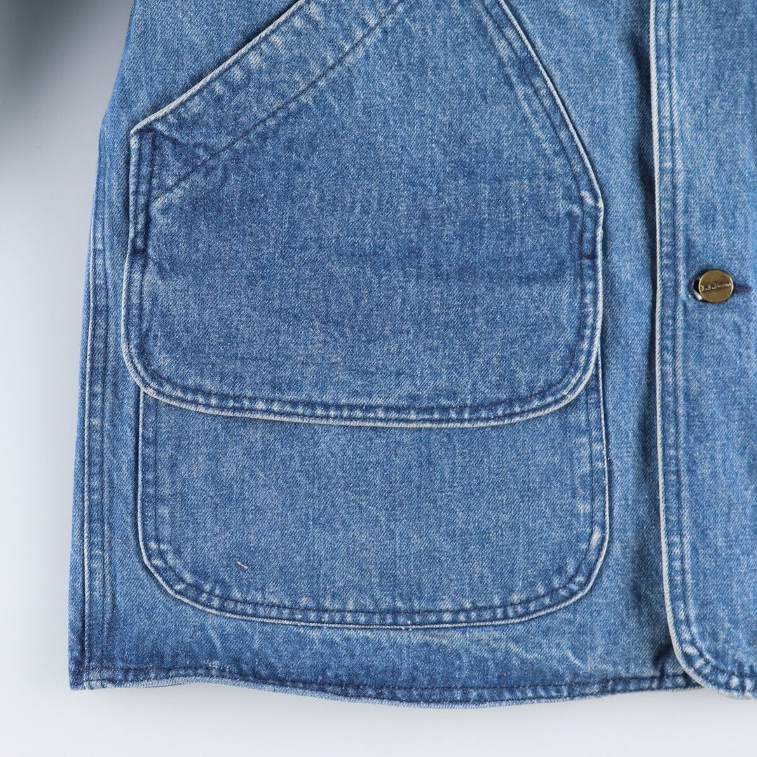 70s~80'S LLBean Denim Hunting Jacket with Liner Made in USA Men's M Size Vintage /eaa514737