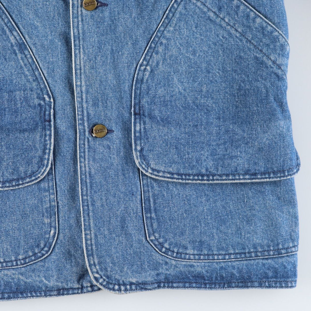 70s~80'S LLBean Denim Hunting Jacket with Liner Made in USA Men's M Size Vintage /eaa514737