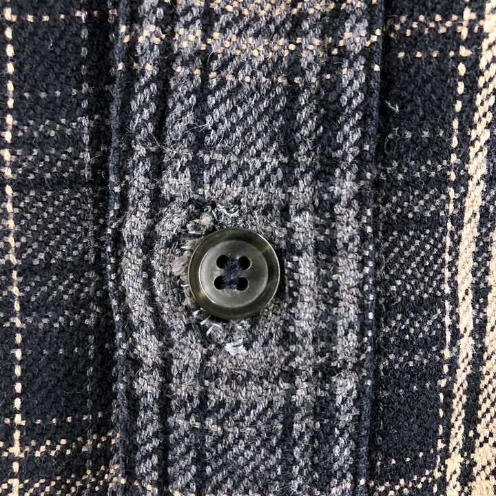 90'S St. John's Bay Vintage Long Sleeve Flannel Check Shirt, Men's XL Size /eaa514752