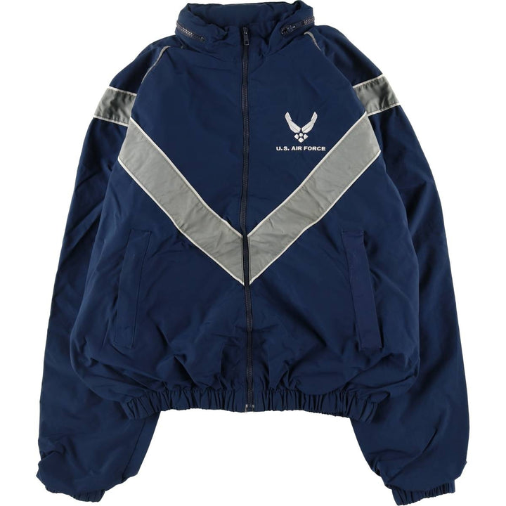 Authentic US military USAIR FORCE 00's PTU training jacket nylon jacket made in USA SMALL LONG men's S equivalent /eaa514800