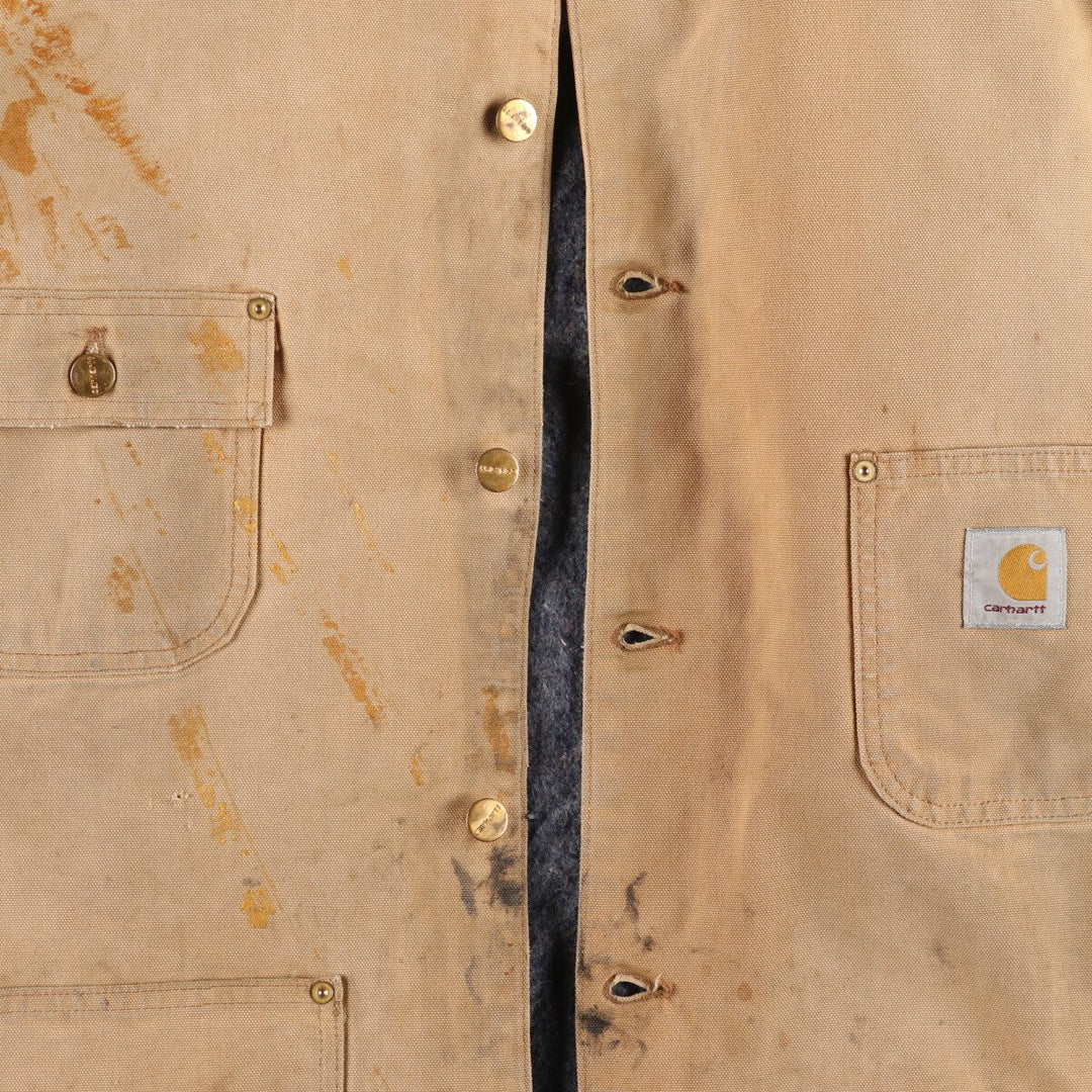 Carhartt Michigan Chore Coat Duck Coverall Men's L size / eaa514807