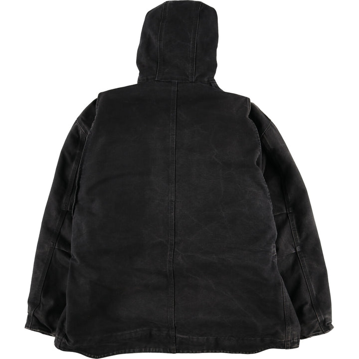 00'S Carhartt Sandstone Jackson Coat Duck Full Zip Hoodie Men's XL / eaa514808