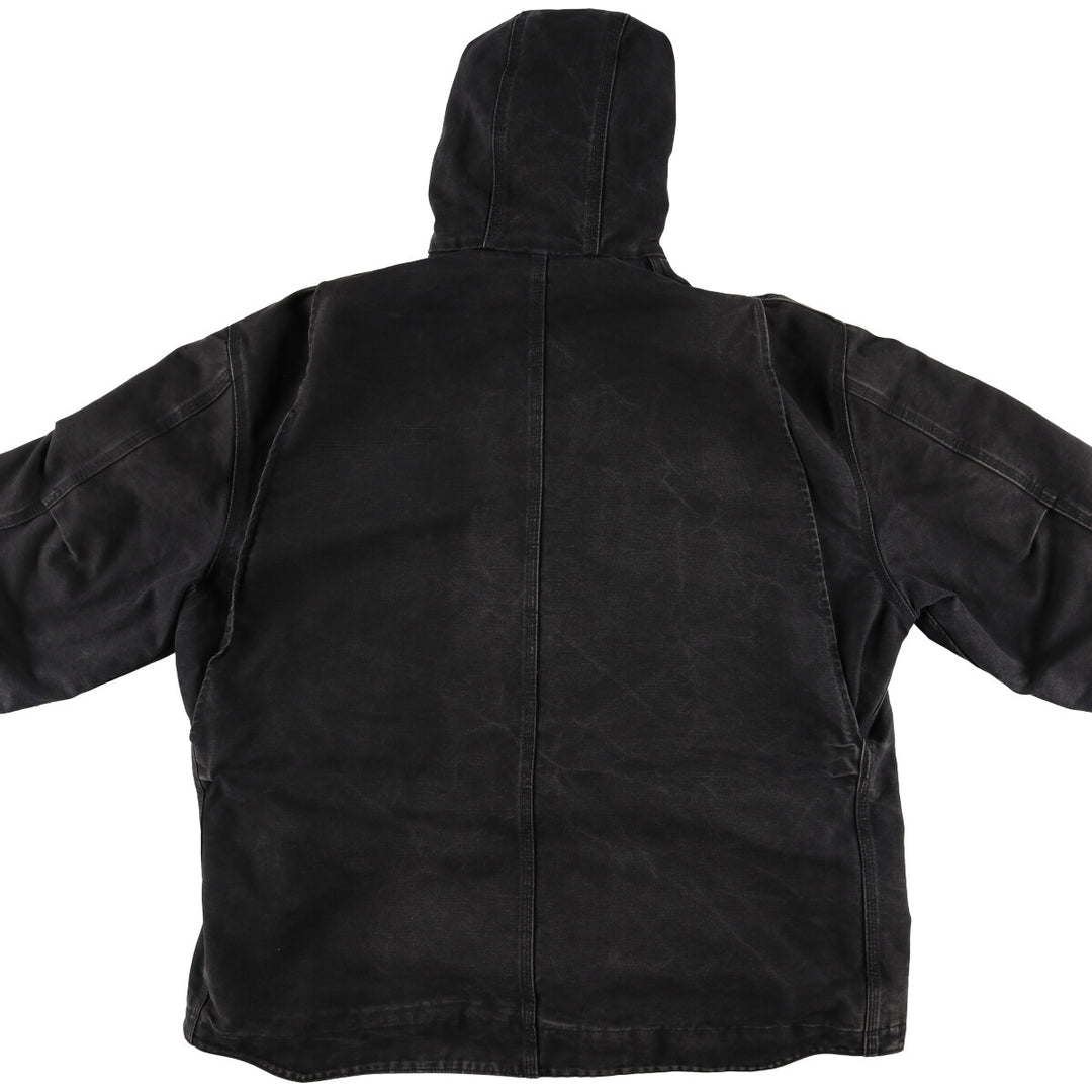 00'S Carhartt Sandstone Jackson Coat Duck Full Zip Hoodie Men's XL / eaa514808