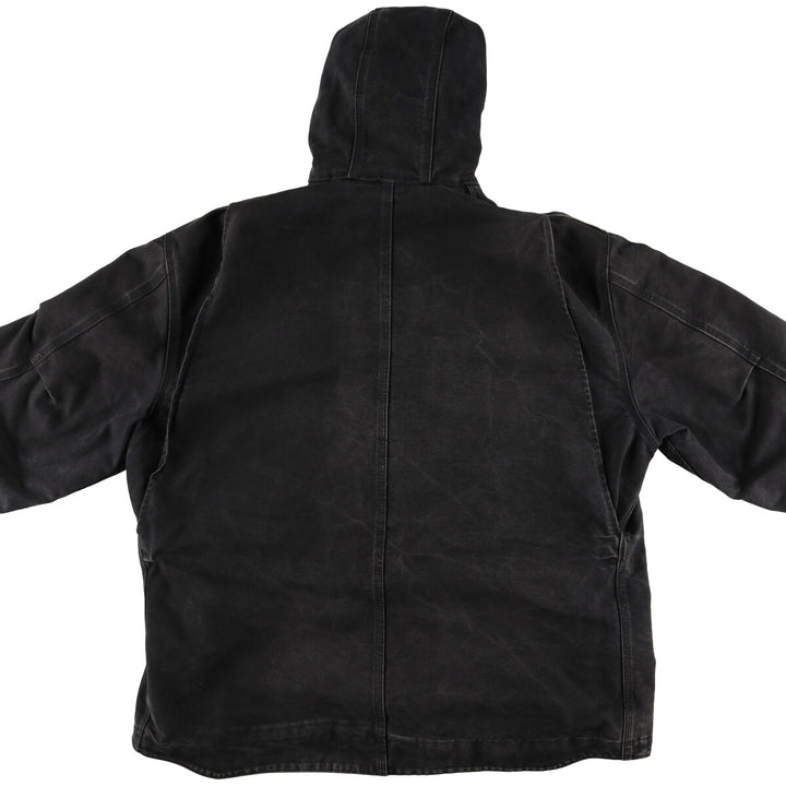 00'S Carhartt Sandstone Jackson Coat Duck Full Zip Hoodie Men's XL / eaa514808