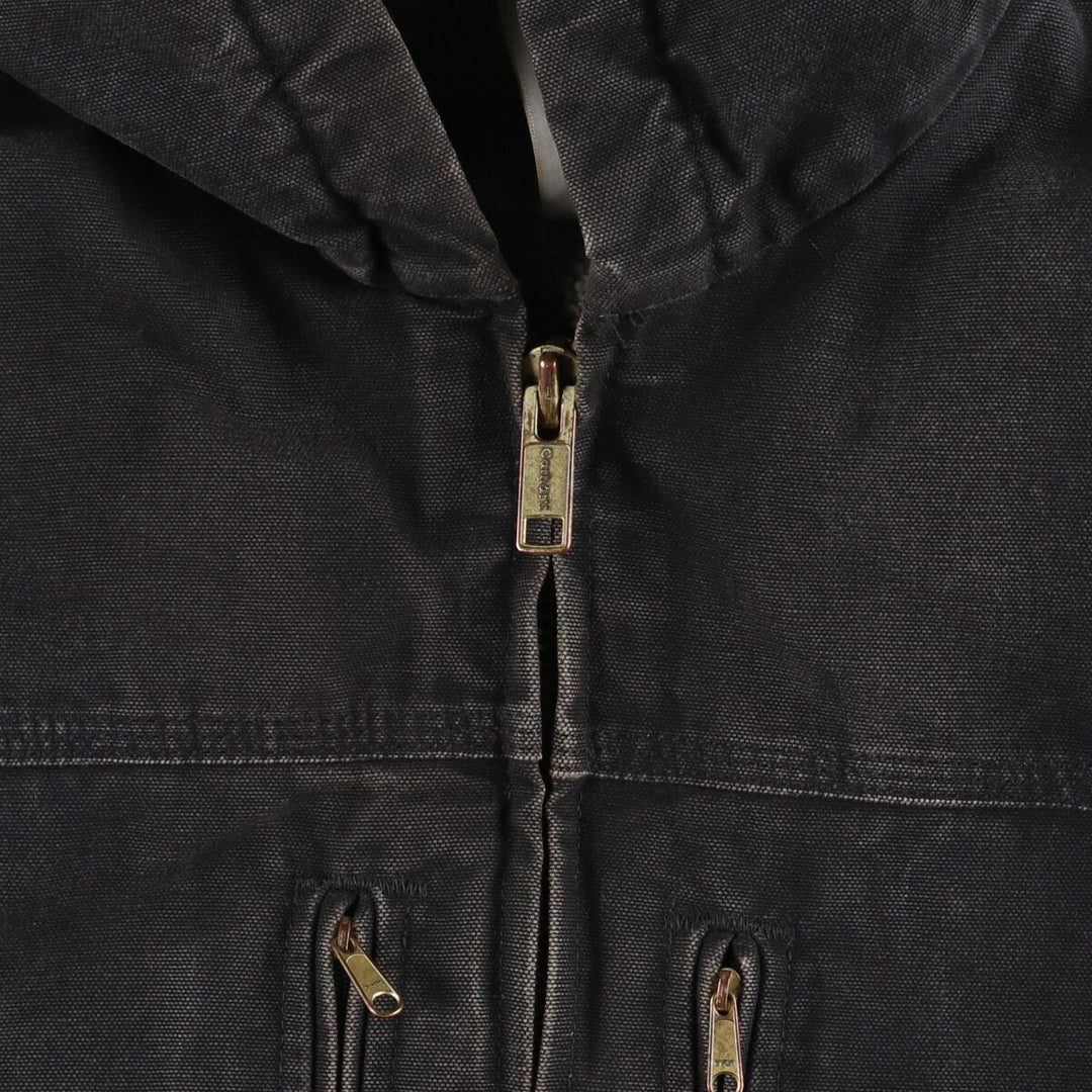 00'S Carhartt Sandstone Jackson Coat Duck Full Zip Hoodie Men's XL / eaa514808