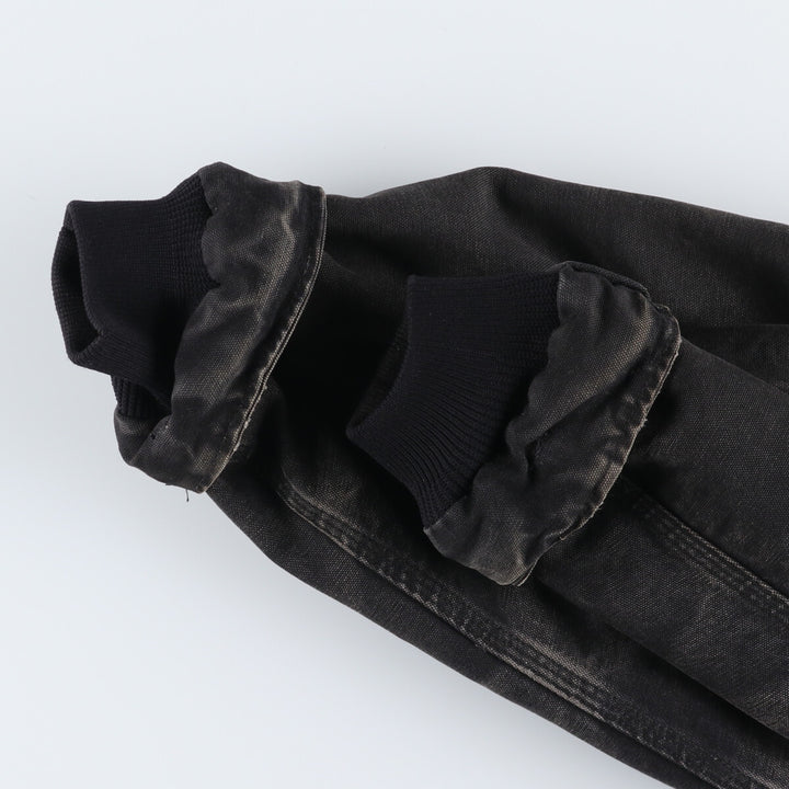 00'S Carhartt Sandstone Jackson Coat Duck Full Zip Hoodie Men's XL / eaa514808