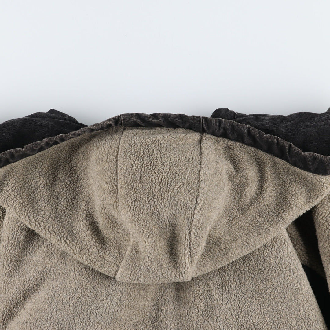 00'S Carhartt Sandstone Jackson Coat Duck Full Zip Hoodie Men's XL / eaa514808