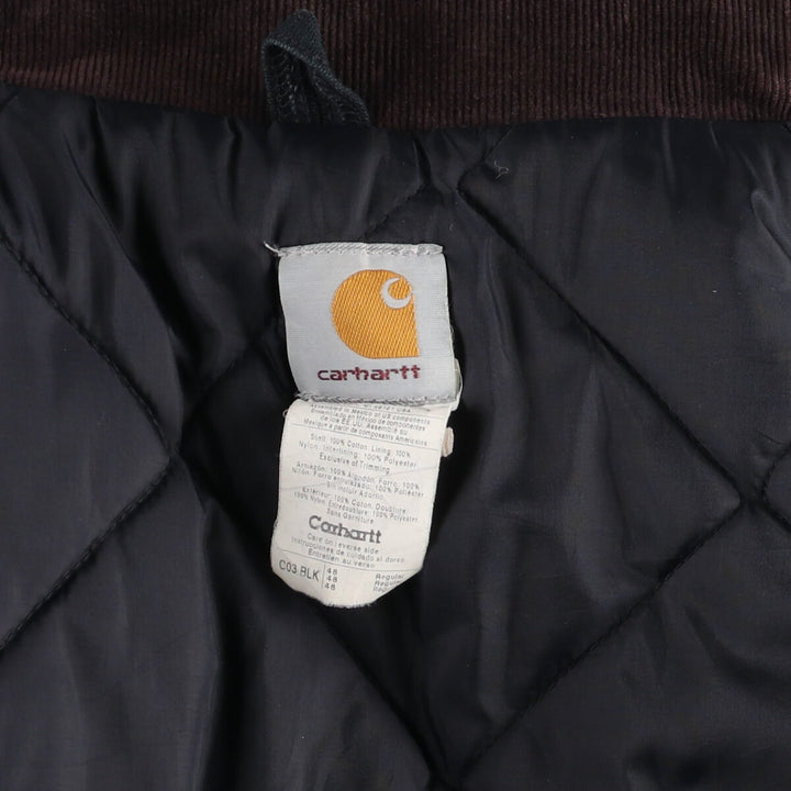 00'S Carhartt Traditional Coat Padded Duck Work Jacket Men's XL / eaa514816