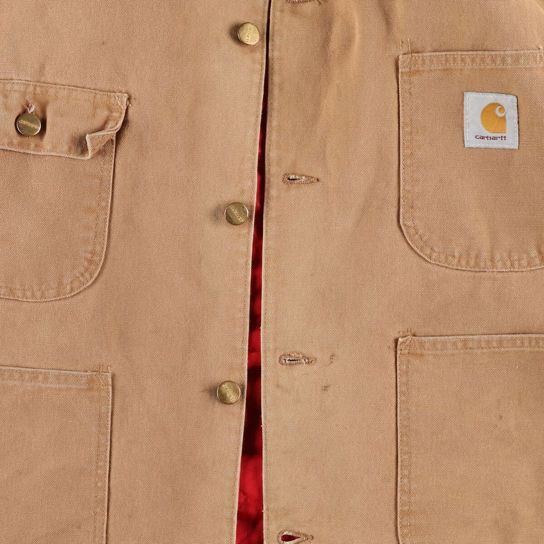 80s-90'S Carhartt Michigan Chore Coat, Padded Duck Coverall, Made in USA, Men's L size /eaa514819