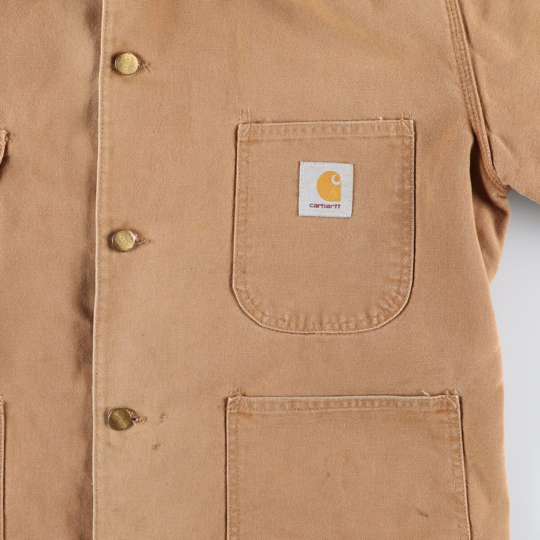 80s-90'S Carhartt Michigan Chore Coat, Padded Duck Coverall, Made in USA, Men's L size /eaa514819