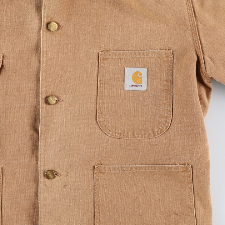 80s-90'S Carhartt Michigan Chore Coat, Padded Duck Coverall, Made in USA, Men's L size /eaa514819