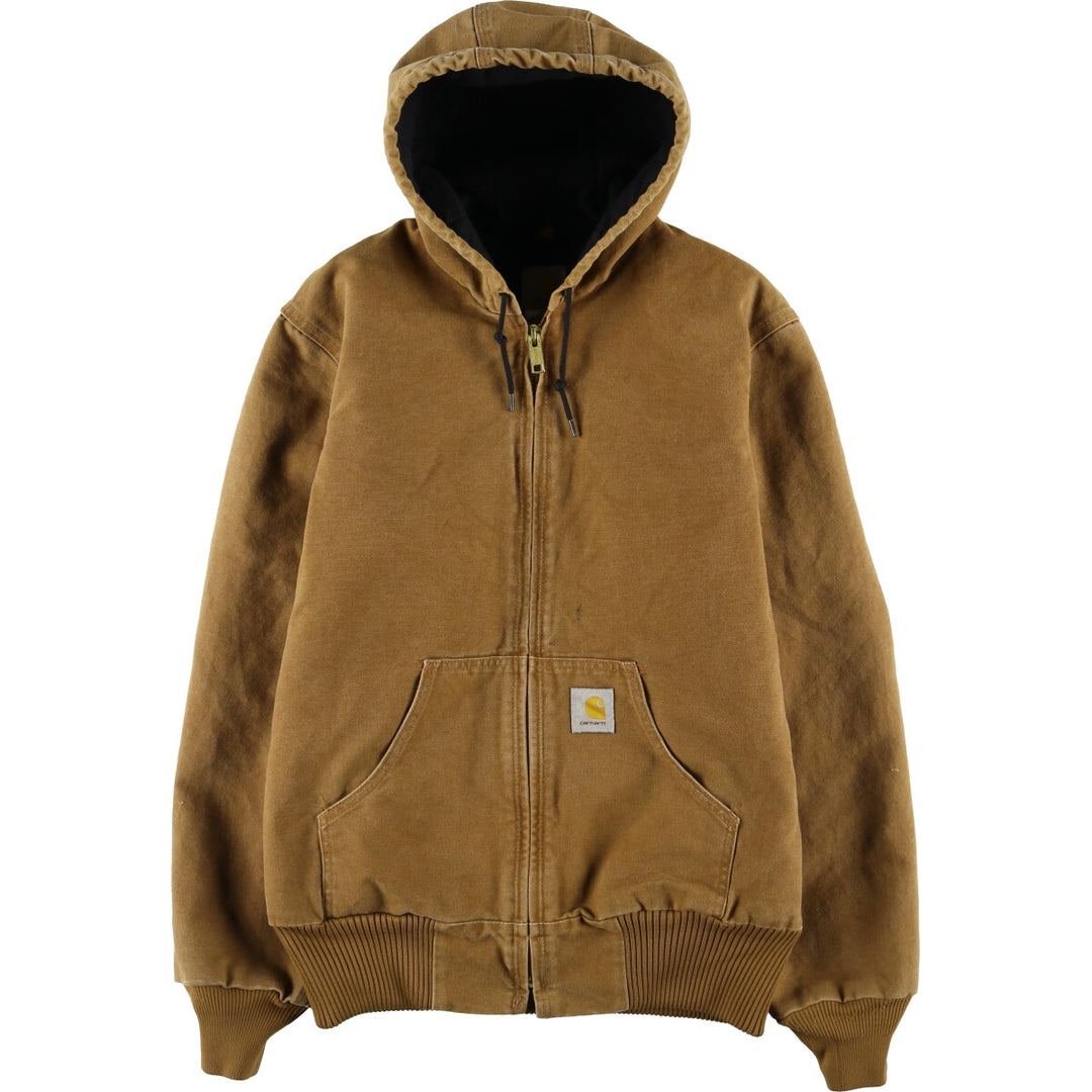 00'S Carhartt Active Jacket, Padded Duck Full Zip Hoodie, Men's XL Size / eaa514822