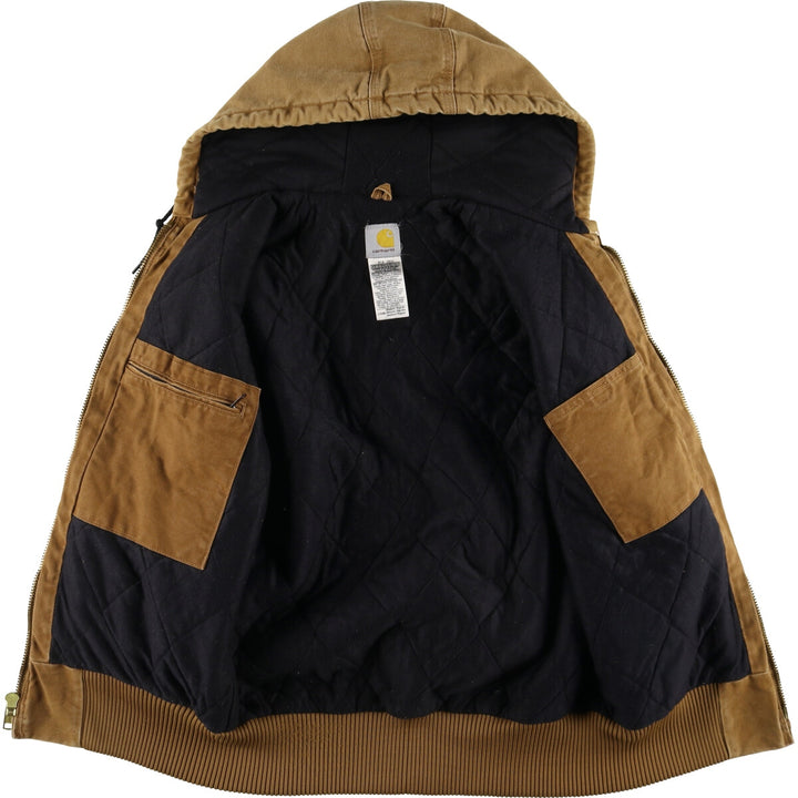 00'S Carhartt Active Jacket, Padded Duck Full Zip Hoodie, Men's XL Size / eaa514822