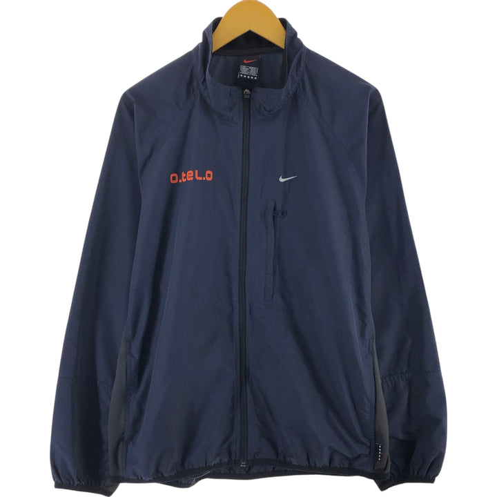 Vintage 90'S Nike Alpha Project windbreaker, men's size L polyester navy blue type Vintage Second Hand