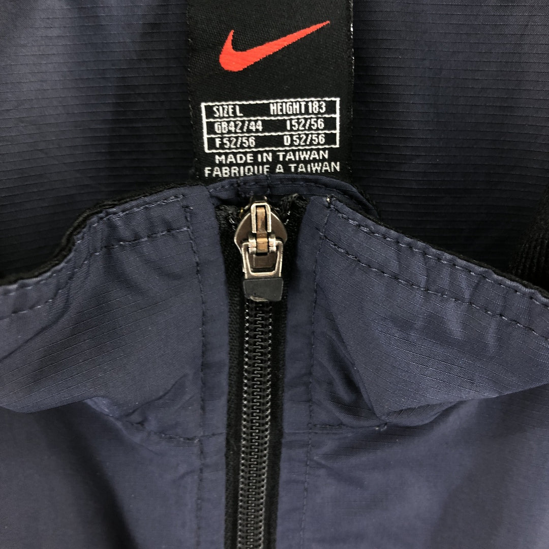 Vintage 90'S Nike Alpha Project windbreaker, men's size L polyester navy blue type Vintage Second Hand