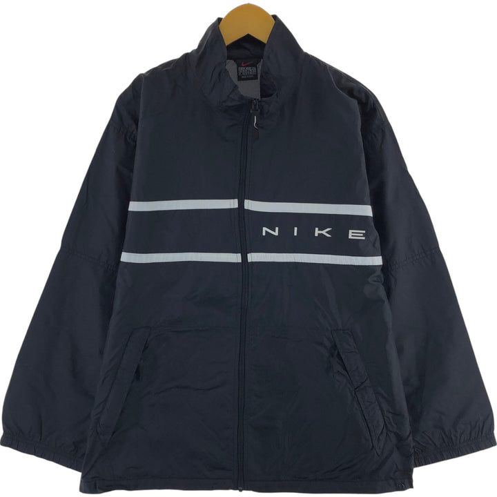 90'S Nike NIKE Nylon Jacket Men's M Size Vintage Nylon black type Vintage Second Hand