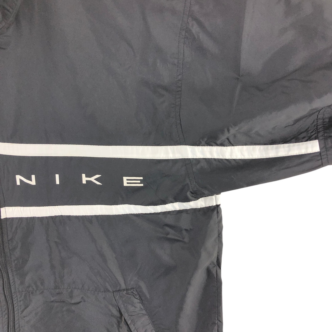 90'S Nike NIKE Nylon Jacket Men's M Size Vintage Nylon black type Vintage Second Hand