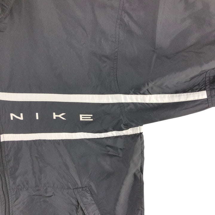 90'S Nike NIKE Nylon Jacket Men's M Size Vintage Nylon black type Vintage Second Hand
