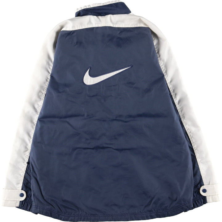 90'S Nike NIKE Back Logo Nylon Jacket Men's XL Size Vintage Nylon navy blue type Vintage Second Hand