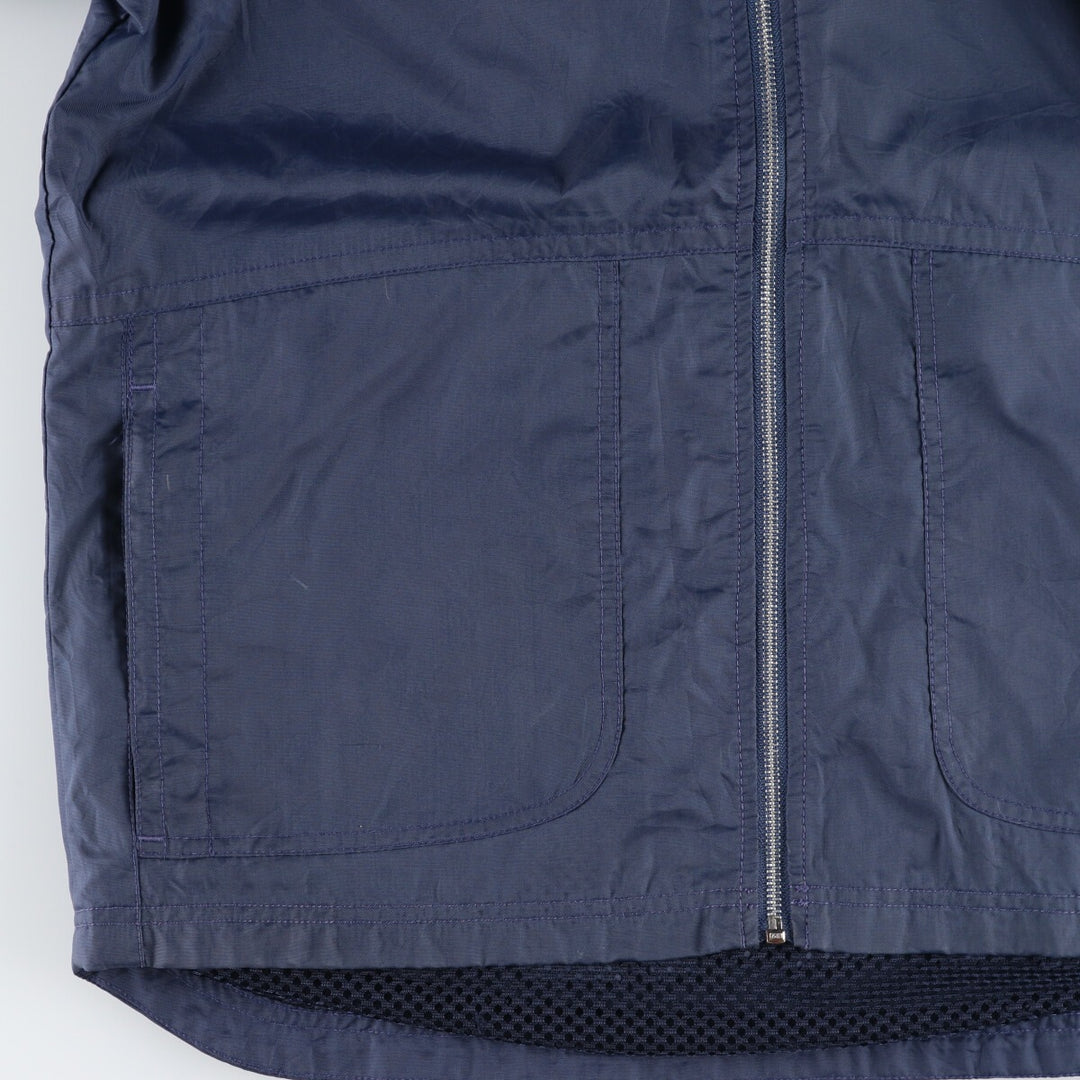 90'S Nike NIKE Back Logo Nylon Jacket Men's XL Size Vintage Nylon navy blue type Vintage Second Hand