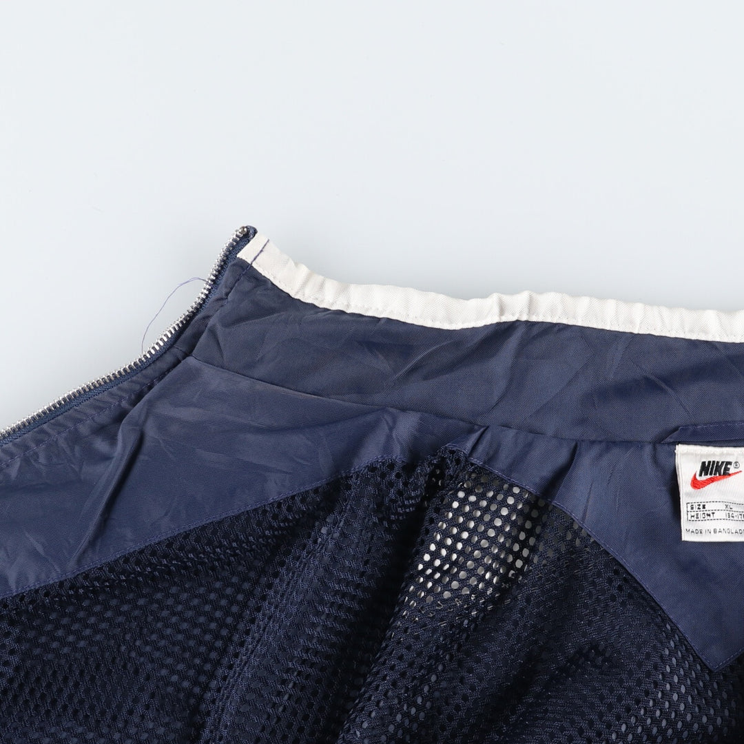 90'S Nike NIKE Back Logo Nylon Jacket Men's XL Size Vintage Nylon navy blue type Vintage Second Hand