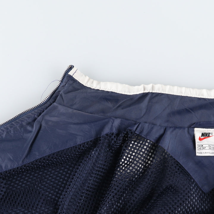 90'S Nike NIKE Back Logo Nylon Jacket Men's XL Size Vintage Nylon navy blue type Vintage Second Hand