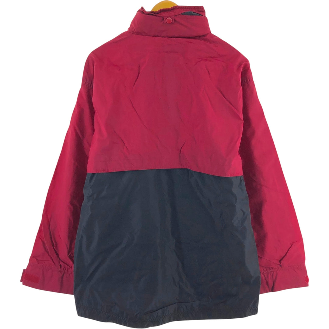 90'S Vintage Nike Anorak Jacket, Men's Size L Nylon bordeaux Vintage Second Hand