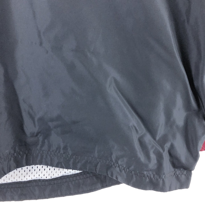 90'S Vintage Nike Anorak Jacket, Men's Size L Nylon bordeaux Vintage Second Hand