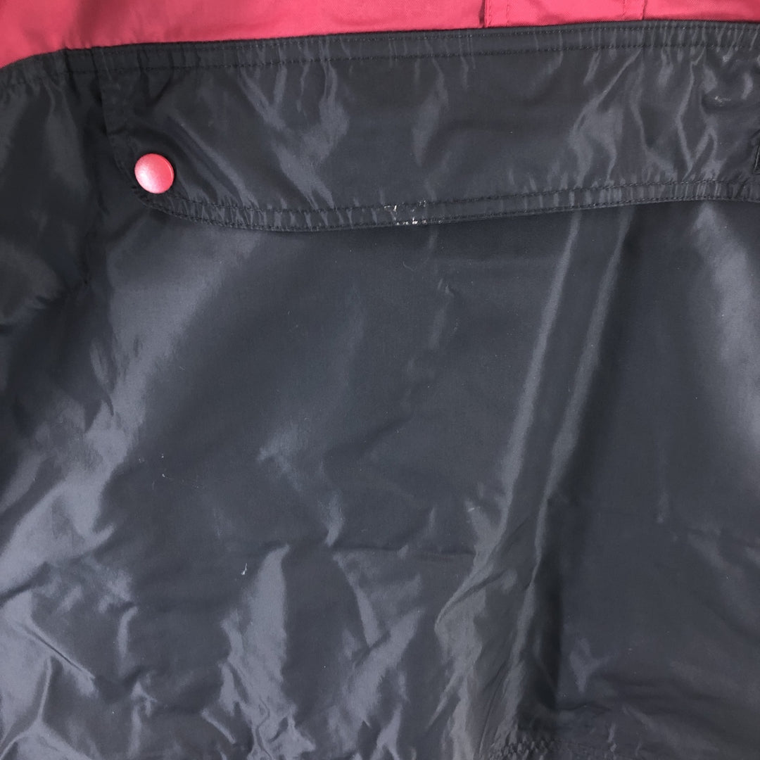 90'S Vintage Nike Anorak Jacket, Men's Size L Nylon bordeaux Vintage Second Hand