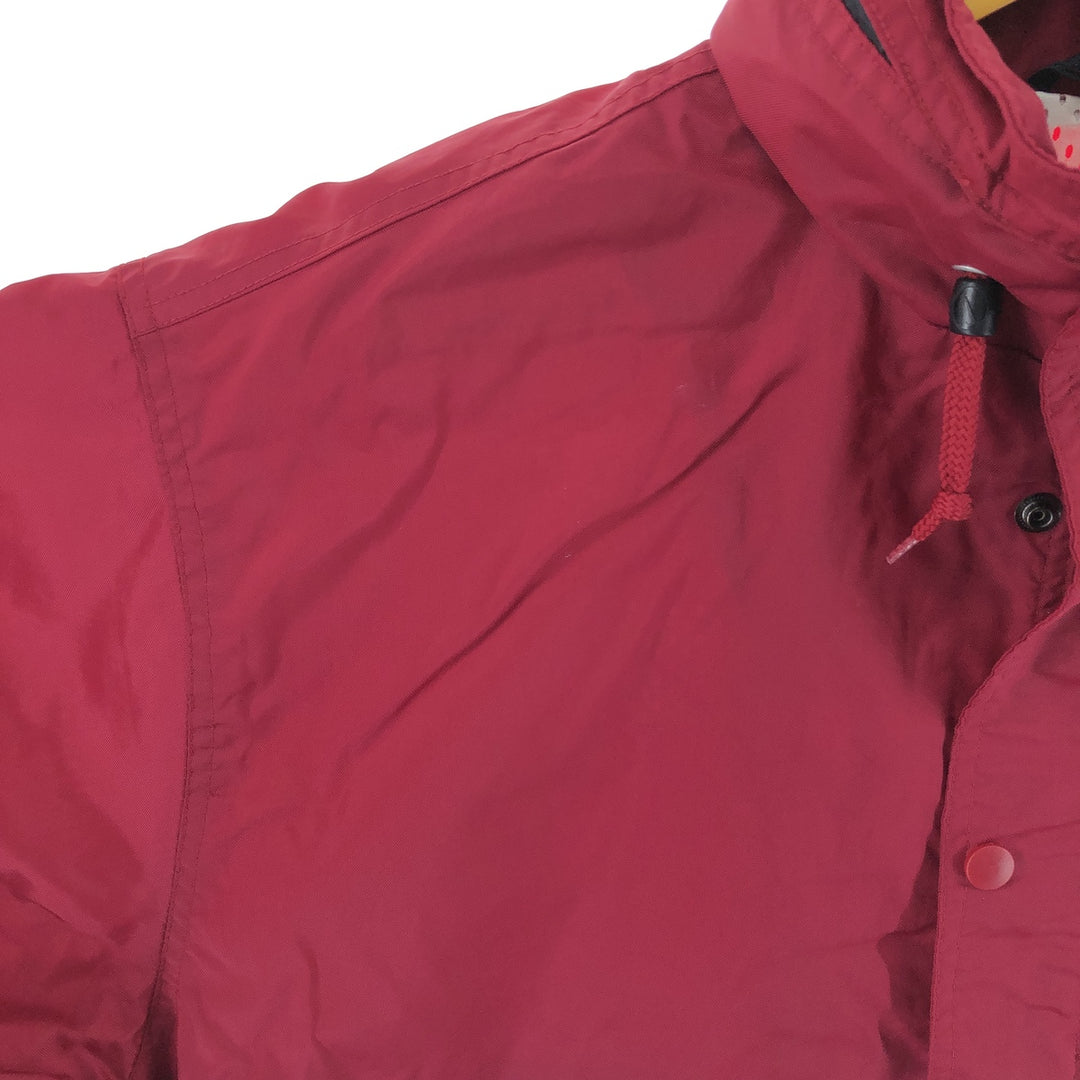 90'S Vintage Nike Anorak Jacket, Men's Size L Nylon bordeaux Vintage Second Hand