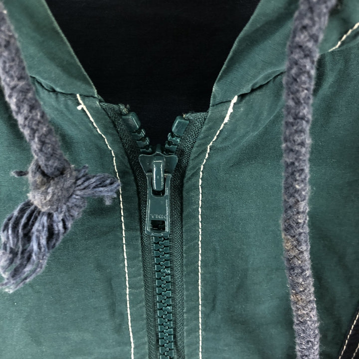 Vintage 90'S Adidas anorak parka, size S, men's unclear green type Vintage Second Hand