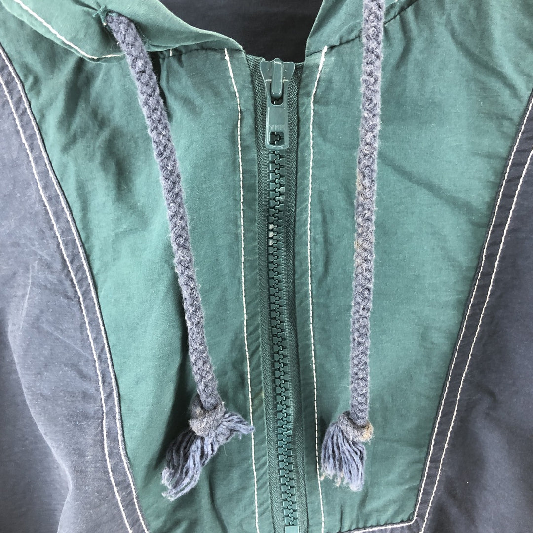 Vintage 90'S Adidas anorak parka, size S, men's unclear green type Vintage Second Hand