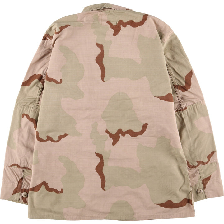 90'S US Military Genuine Camouflage Pattern 3C Desert Camo BDU Military Jacket Made in USA MEIDUM-SHORT Men's M equivalent Vintage /eaa514863