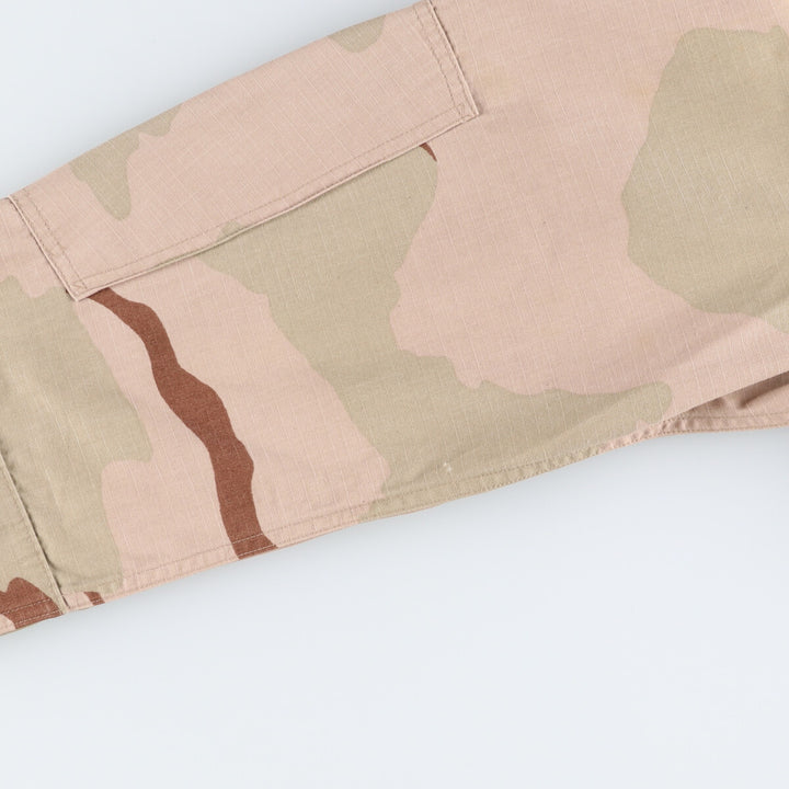 90'S US Military Genuine Camouflage Pattern 3C Desert Camo BDU Military Jacket Made in USA MEIDUM-SHORT Men's M equivalent Vintage /eaa514863