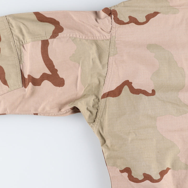 90'S US Military Genuine Camouflage Pattern 3C Desert Camo BDU Military Jacket Made in USA MEIDUM-SHORT Men's M equivalent Vintage /eaa514863